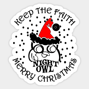 Norther soul Christmas Sticker